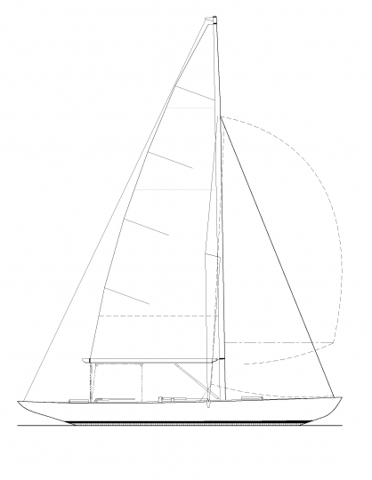 classic wooden yacht tinkerbelle for sale. 1938 tumlare 27