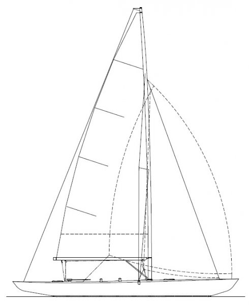 K-6m Sail Plan K-6m Sail Plan
