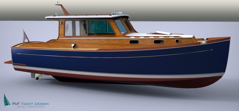 Classic Delta 29' WoodenBoat Magazine