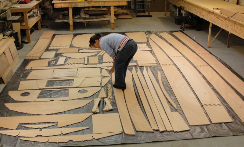 try plywood rowboat inside the plan