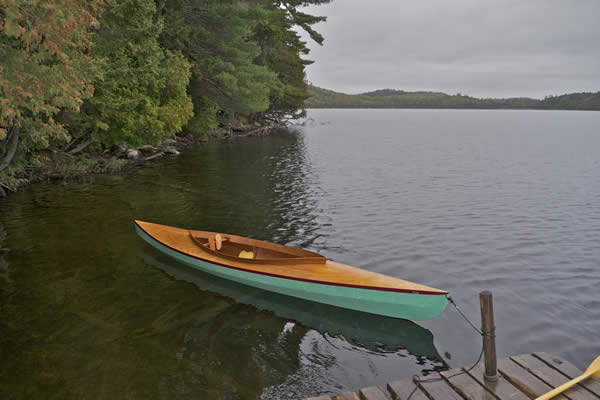 fox decked double paddle canoe woodenboat magazine