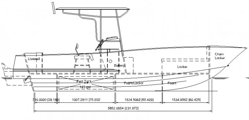 CCSF25.5 center console, deep v WoodenBoat Magazine