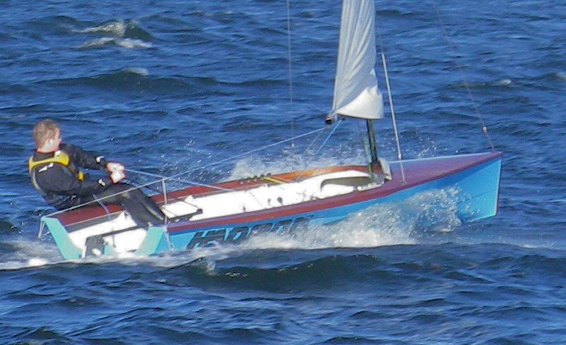 HADRON singlehander racing dinghy WoodenBoat Magazine