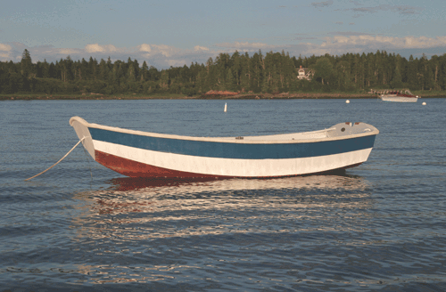 16' san juan dory a custom built, beautiful wooden dory