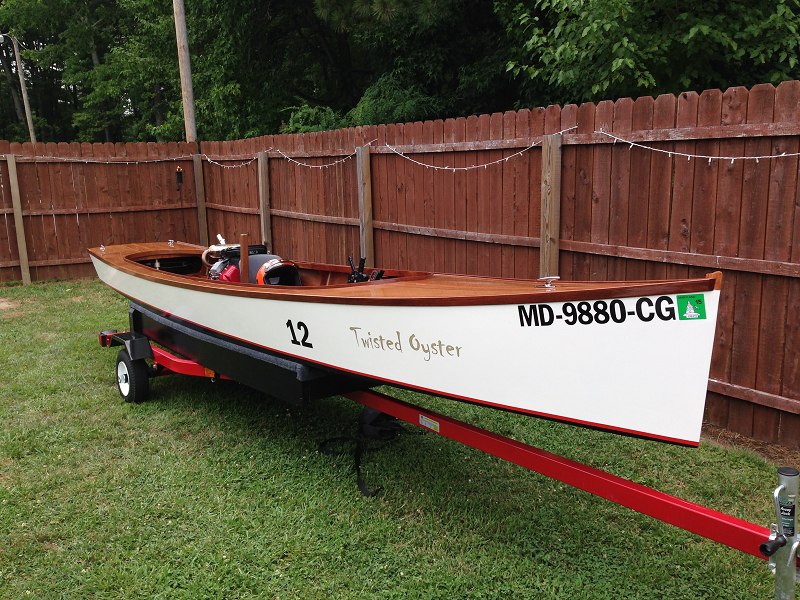 custom made 14' outboard skiff_atkins design boat, boat