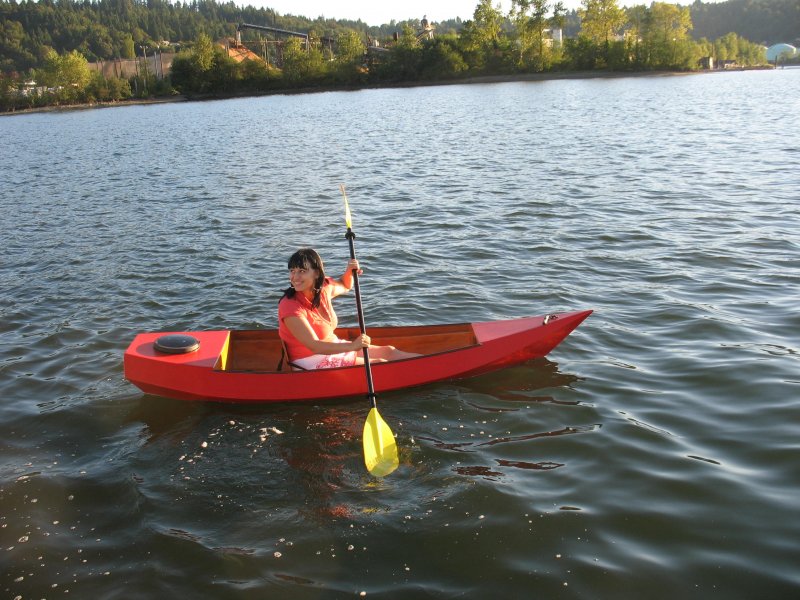 "Happy Hour" - 9'(2.80m) Fishing Kayak WoodenBoat Magazine