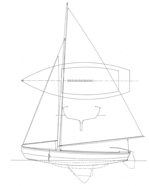 14' 5" Biscayne Bay Daysailer 14' 5" Biscayne Bay Daysailer profile