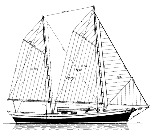 32' MYSTIC Sharpie Ketch WoodenBoat Magazine