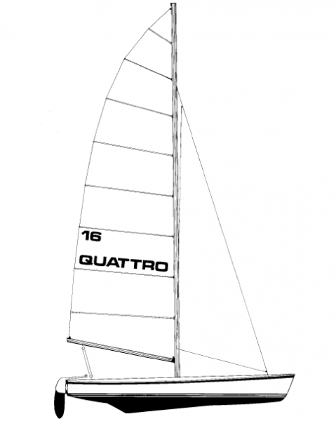 16' Quattro Catamaran profile 16' Quattro Catamaran profile
