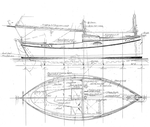 19' Cat Schooner WoodenBoat Magazine