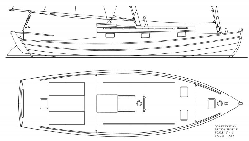 Sea Bright 36 Deck Plan 