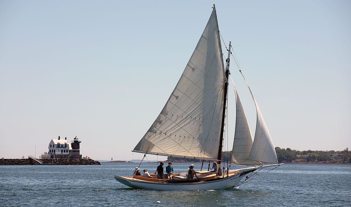 BLACKJACK, a Friendship sloop.