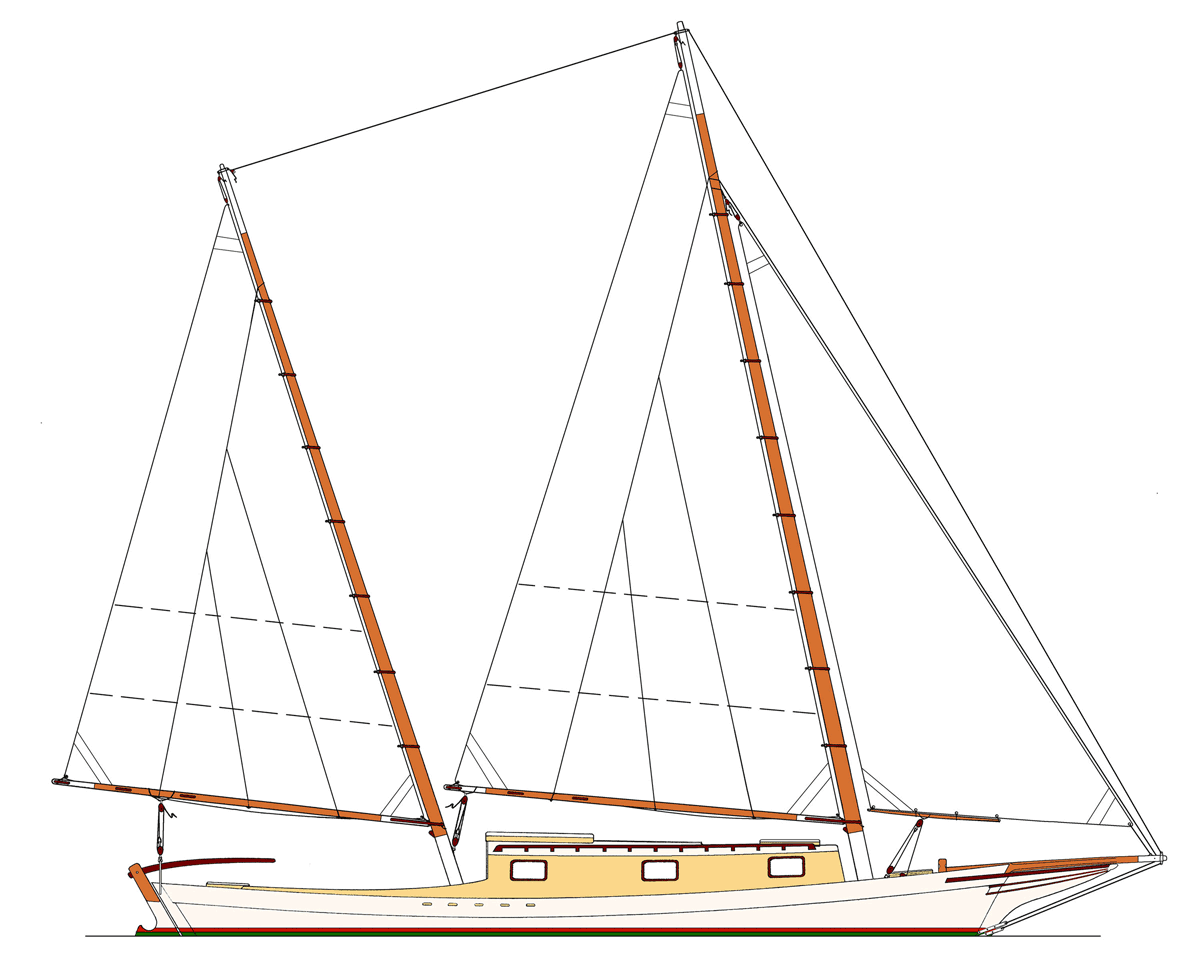 A 33′ Chesapeake Bay BROGAN