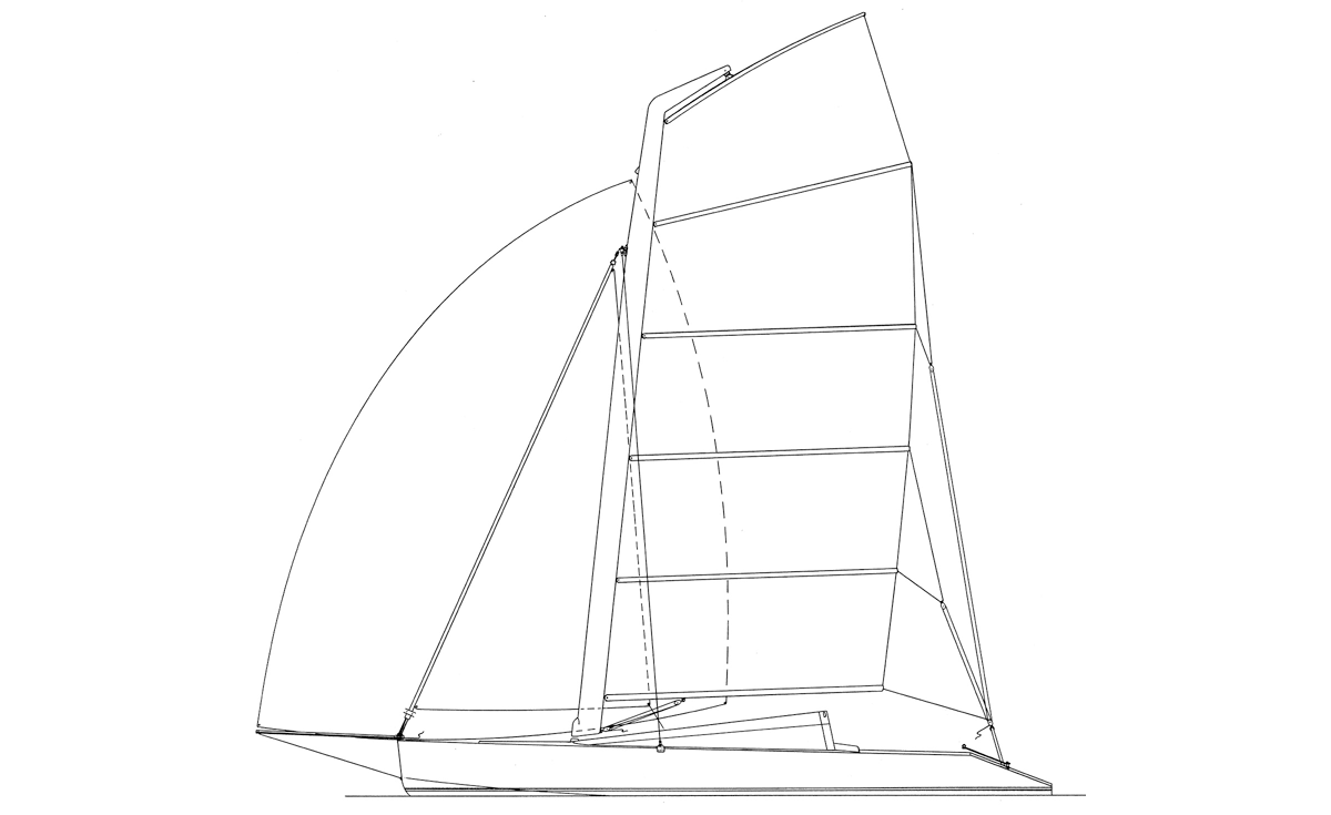 Conch 32 Sail Plan.