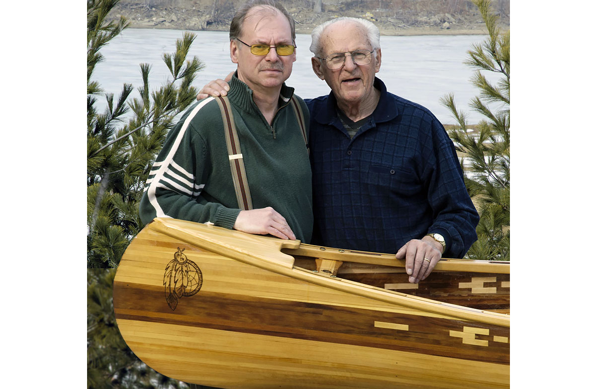 Dave Hupke and father.