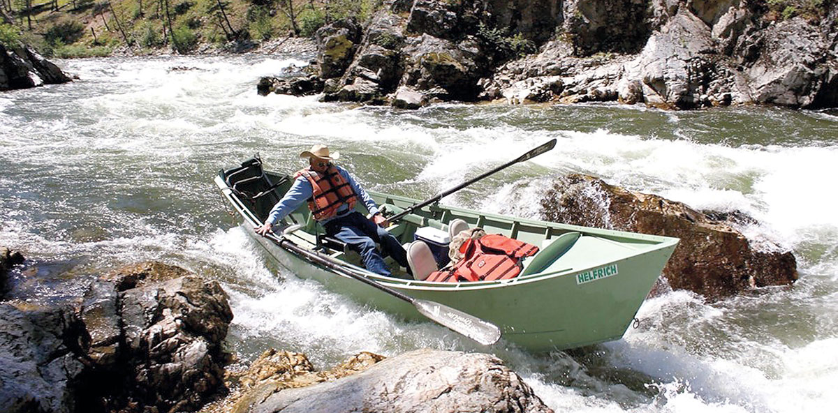 Dave Helfrich river-running.