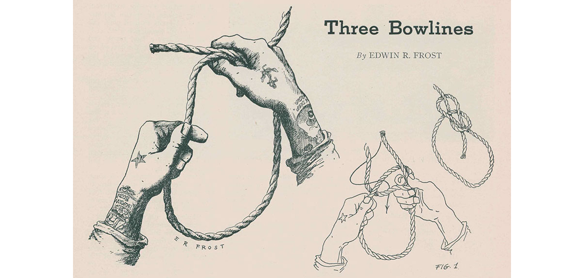Bowline knot.