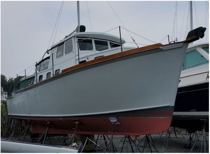 On the hard at Hartge Yacht Yard