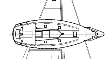 Sapphire 27 Sail and Deck Plan