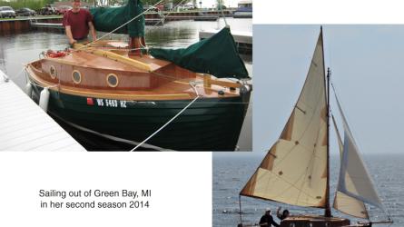 Design 077 sailing from Green Bay, Michigan, 2014