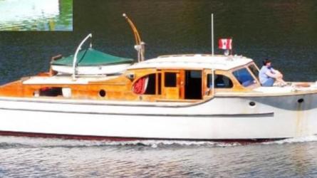 CARLU, 39' Edwin Monk, Sr., power cruiser built by James Chambers.