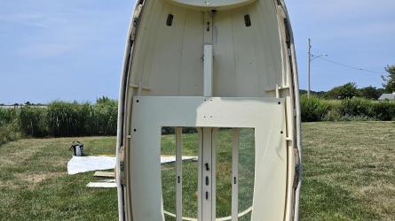 Custom John Brooks 10' Rowing/Sailing Dinghy with Plexiglass Bottom