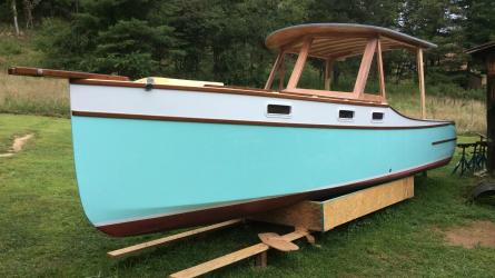 Loon for Sale, on the hard port side bow view