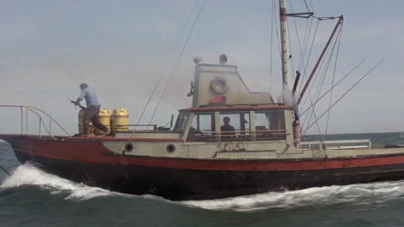 ORCA, underway port side view