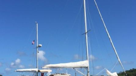 AURA III, 1986 custom built Covey Island yawl 