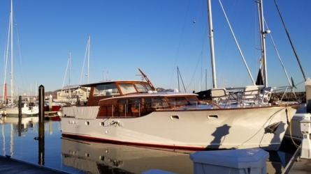 FIREBIRD, a 43' Stephens Bros. power cruiser. Photo: CYA.