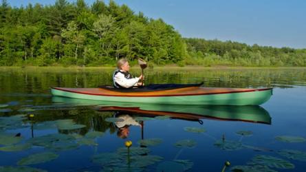 Fox is a decked double paddle canoe.