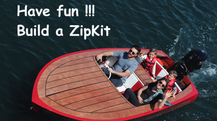 ZipKit plywood boat kit 