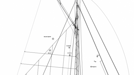 Kahuna Nui 37' pilothouse cruising sailboat for wood/epoxy construction