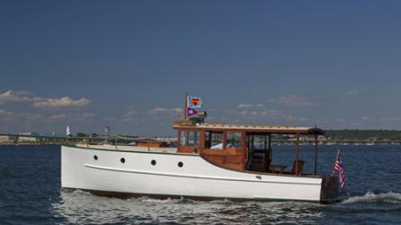 LATITUDE, Blanchard, 32-foot cabin cruiser.