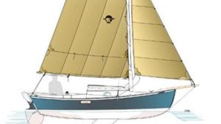 The Eider sailboat.