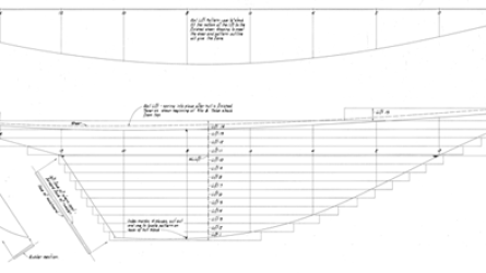 Half Model Plan GLORIANA profile