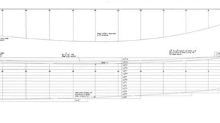 Half Model Plan AMERICA 1/2 Scale profile