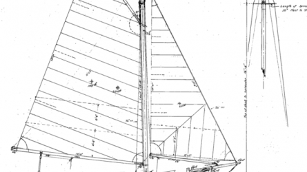 Gaff rigged sloop