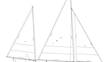 32' 5" Sharpie Ketch, TWO LUCYS profile