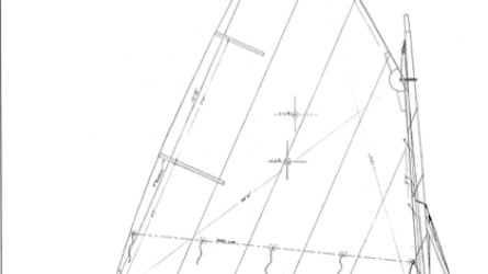 13' 4" Melonseed skiff profile