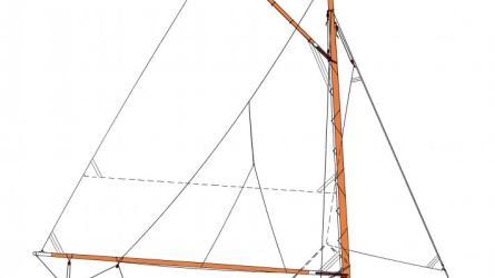 Hampton Flattie Sail Plan