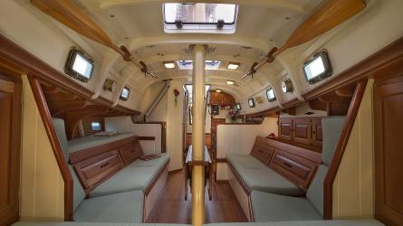 Interior looking aft