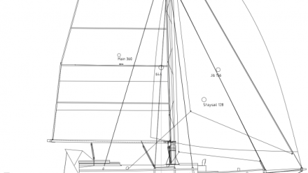 Simplicity 35 plywood epoxy centerboard sailboat 