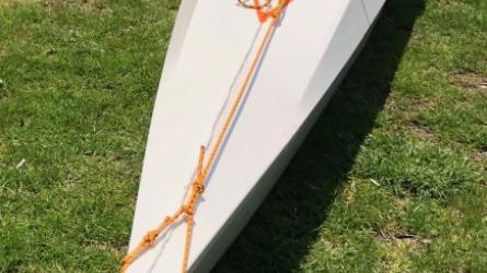 YAK-A-DOODLE, skin-on-frame kayak.