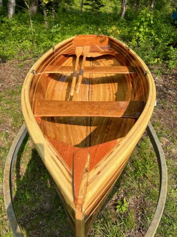 Newly built 12’ Lawton Tender row boat