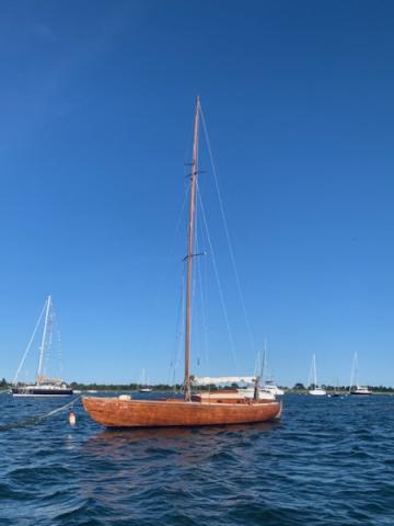 1936 Tumlaren, in water