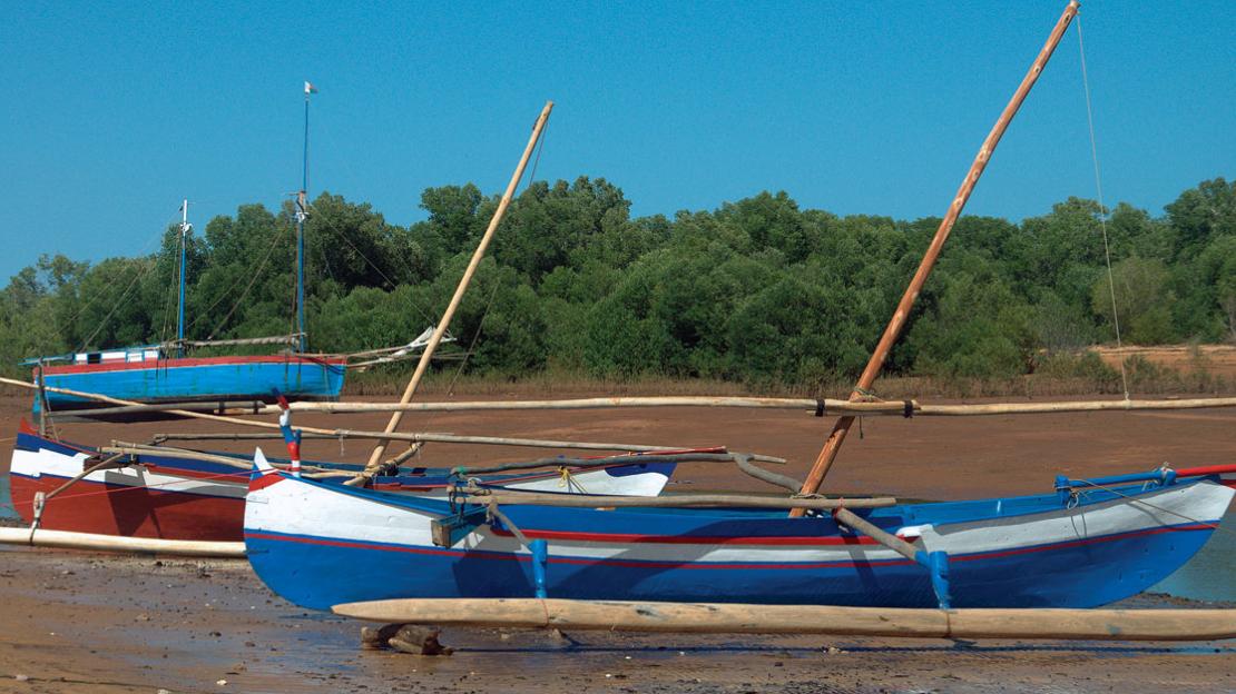 Beach scene in Madagascar