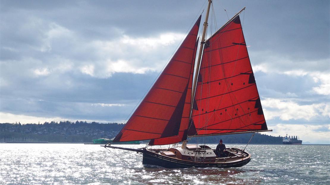 ANJA sailing.