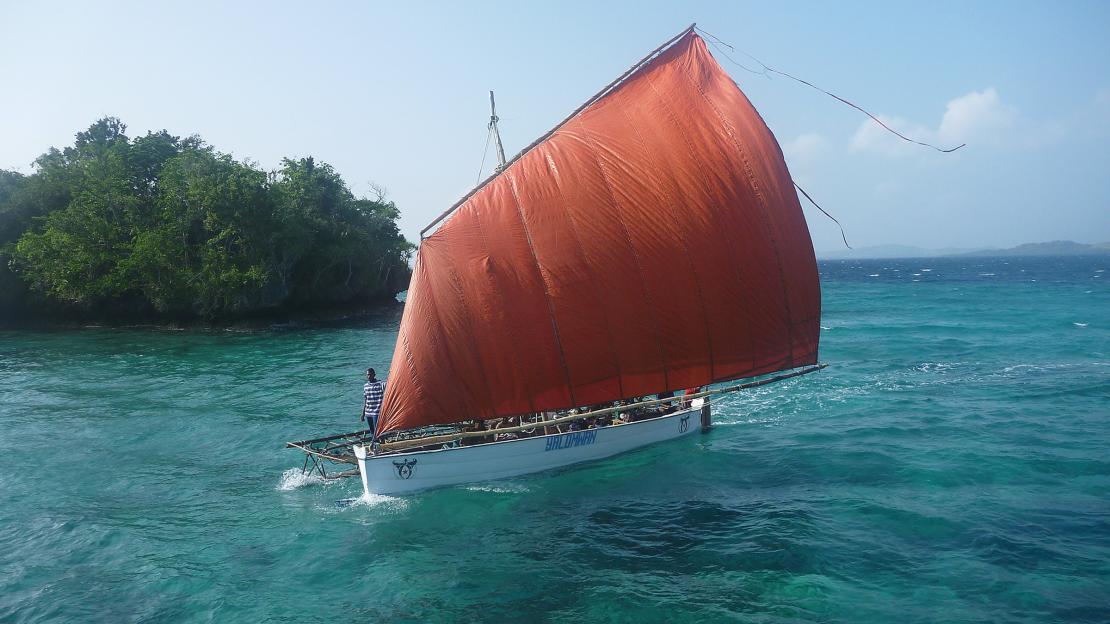 Papua, New Guinea Canoes