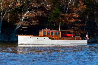 KATIE MACK 1932 Bridgedeck cruiser. Photo by Alison Langley.